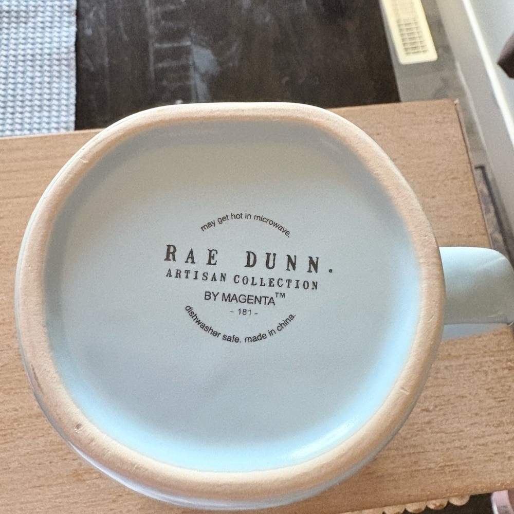 Rae Dunn Blue Ceramic Mug I DO - Picture 2 of 2